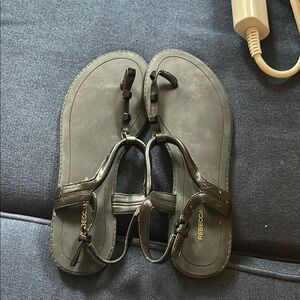 Rebecca Minkoff Black Studded Sandals